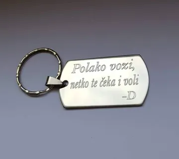 Privjesak “ČELIČNA PLOČICA” - cover