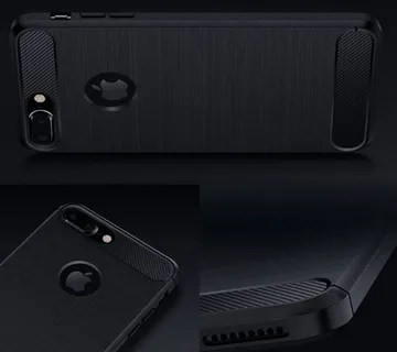 iPhone 7 i 8 plus crna maska TPU-iDoctor Selska cesta-odlična zaštita! - cover