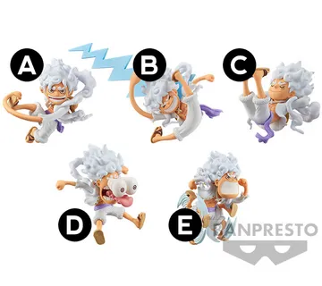 One Piece Luffy Gear 5 World Collectable figura 7cm - cover