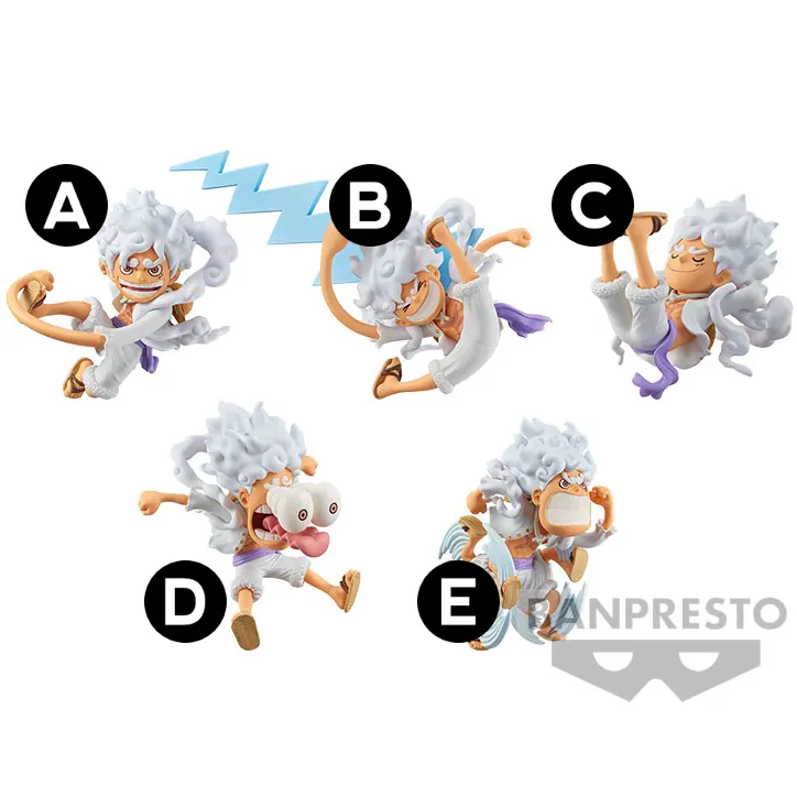 One Piece Luffy Gear 5 World Collectable figura 7cm - cover