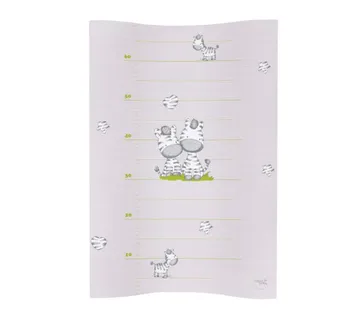 CEBA Podloga za previjanje, mekana, profilirana COZY 50x70cm zebra Sara - cover