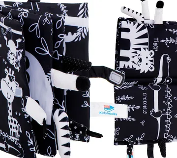 Mekana senzorna knjiga Safari za bebe 0+ - cover