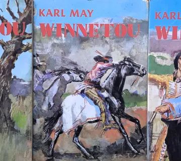 WINNETOU 1-3 Karl May Prosveta Zagreb 1986 - cover