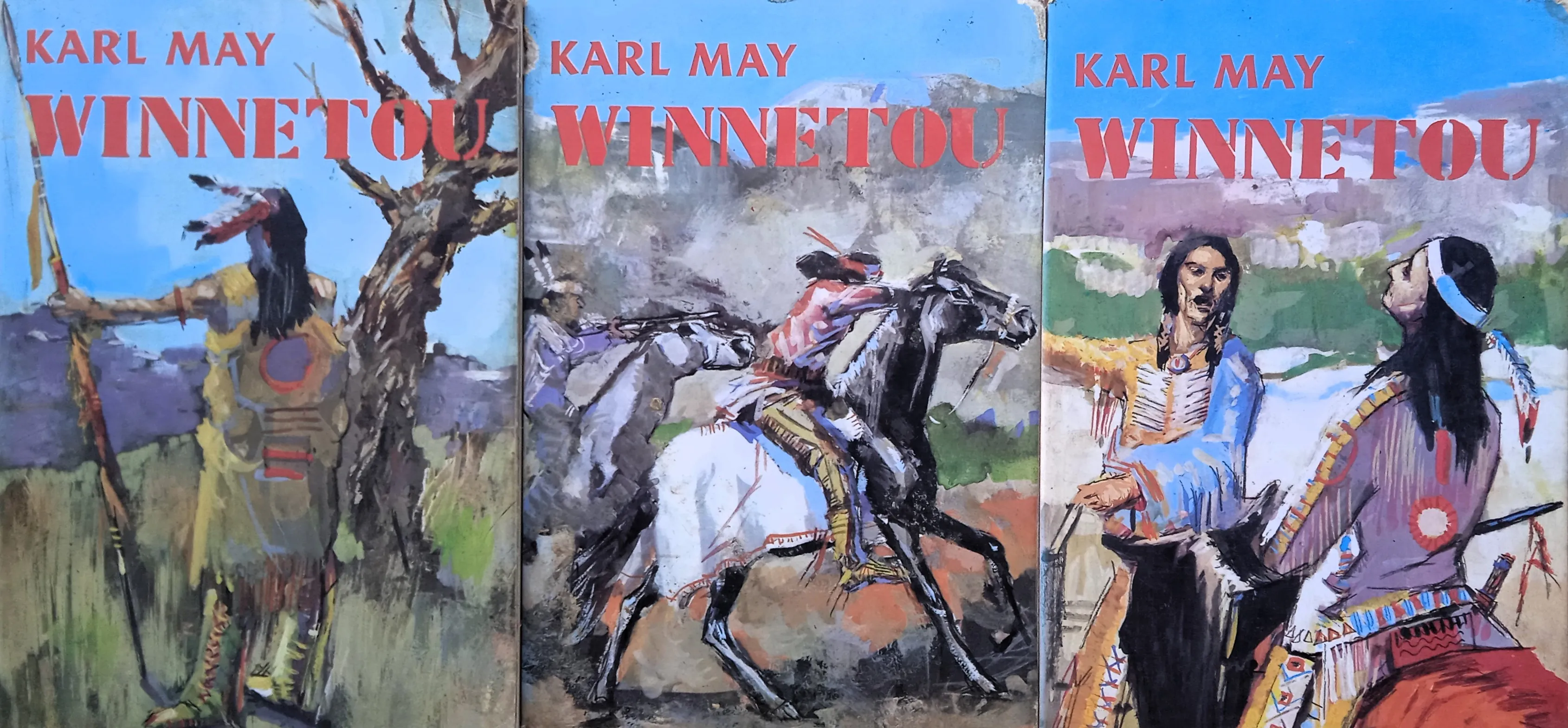 WINNETOU 1-3 Karl May Prosveta Zagreb 1986 - cover