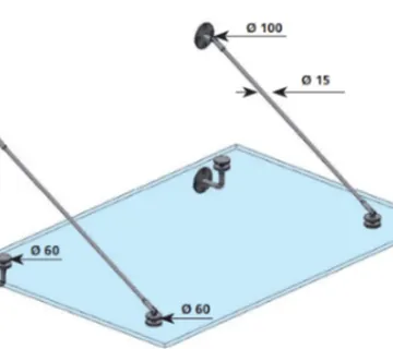 Nosači za staklene nadstrešnice ''TOP 1'' - cover