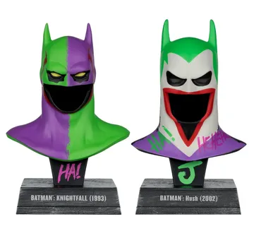 McFarlane Gold Label – Batman Knightfall & Hush Cowl Replicas - cover