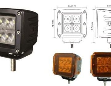 LED BAR 6 X 3W CREE LED SPOT - cover