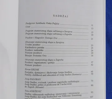 Josip Stadler : život i djelo – Zbornik radova - cover