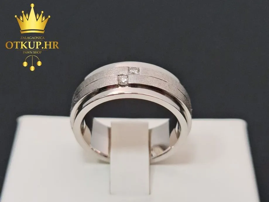 ZLATNI PRSTEN S DIJAMANTIMA 22,22G (18K) / R1, RATE !! - cover