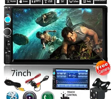 Radio 2din USB MP4 Bluetooth + PARKING KAMERA - cover