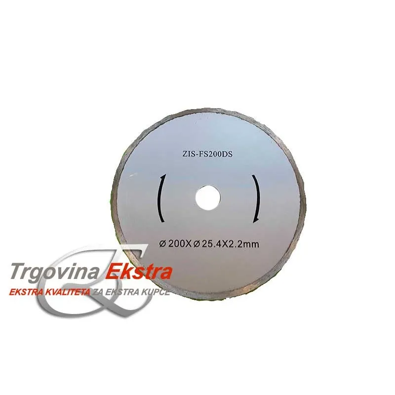 Dijamantna rezna ploča Standard fi200mm FS200DSSTAND Zipper Maschinen - cover