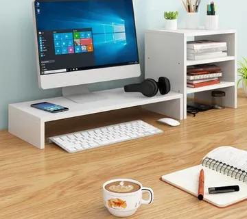 Ergonomic Double - Višenamjenska polica za radni stol - cover