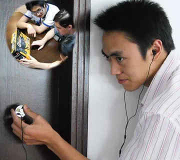 Inspektor GADGET ! Uređaj koji se nasloni na zid i sluša - cover