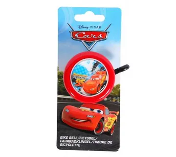 Zvono za dječji bicikl Disney Cars - crveno - cover
