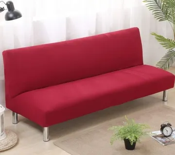 Univerzalna jednobojna navlaka za kauč bez rukohvata - cover