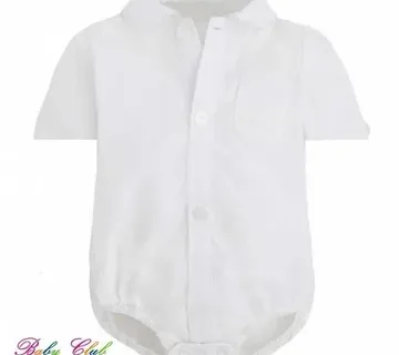 Body košulja bijela kratki rukav - vel. 56 - 80 - cover