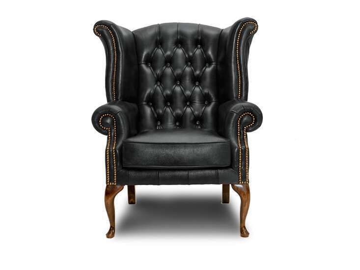 Chesterfield-Fotelja-Plainwing-1-sjediste-Matt-Black
