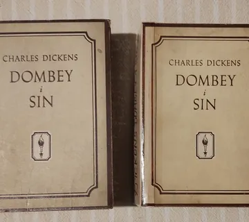 C. DICKENS DOMBEY I SIN  1 , 2  ZAGREB KULTURA 1948 - cover