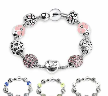 Modularna narukvica Pandora Rose Flowers - cover