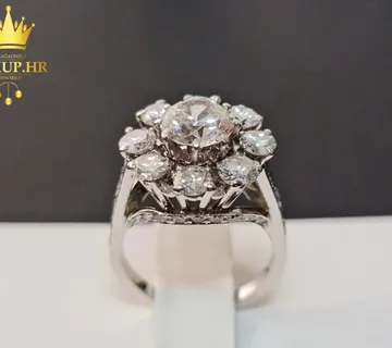 ZLATNI PRSTEN S DIJAMANTIMA cca 3,46ct. - cover