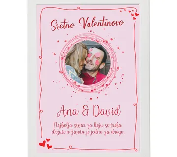 Okvir s fotografijom za Valentinovo - cover
