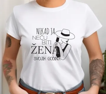 Ženska majica – godine - cover