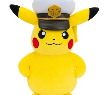 Pokemon Captain Pikachu plišana igračka 20cm - cover