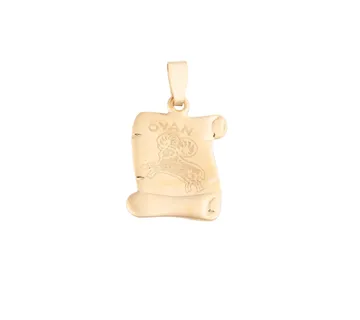 Zlatni privjesak Aries - cover