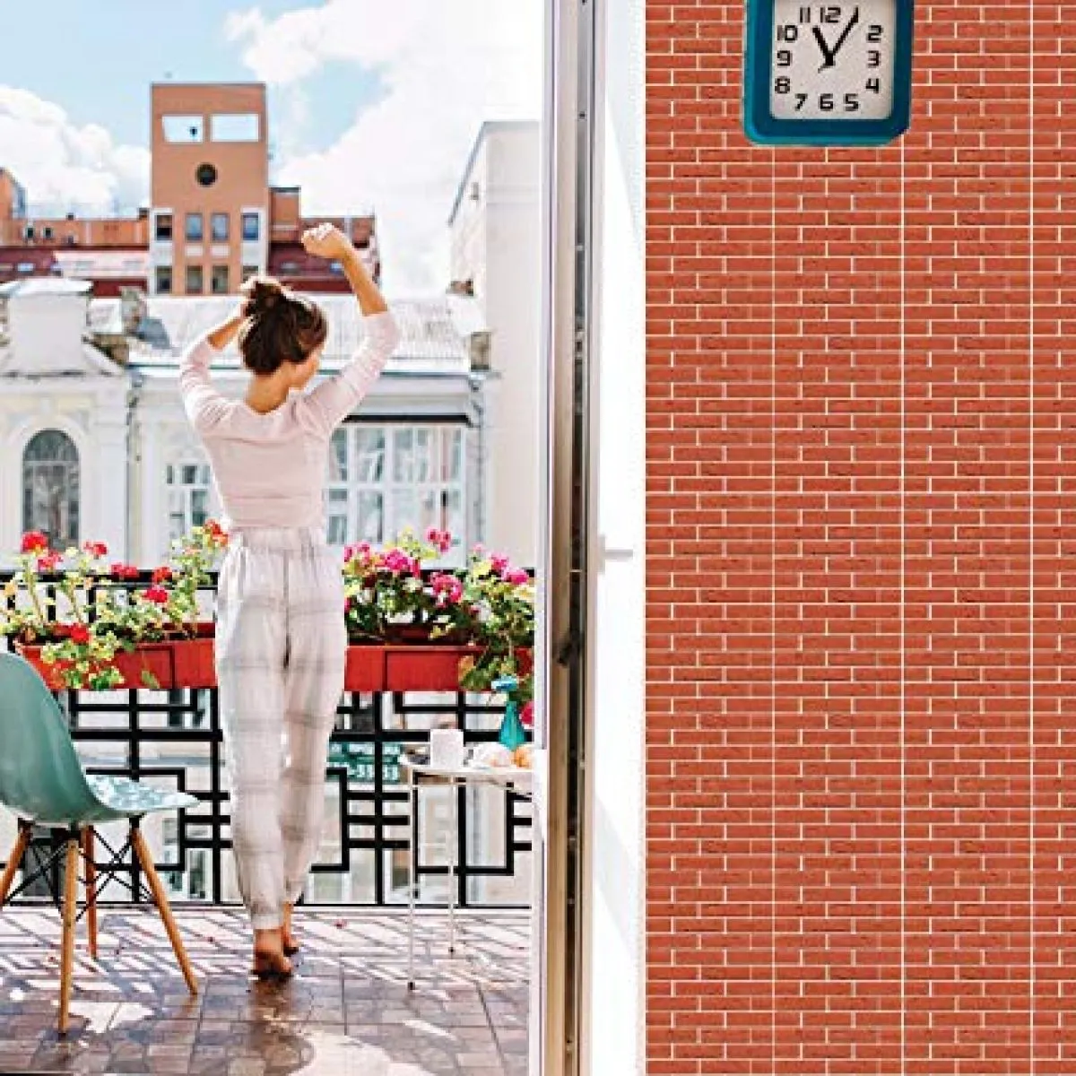 3D zidni PVC panel imitacija zida samoljepljivo - cover