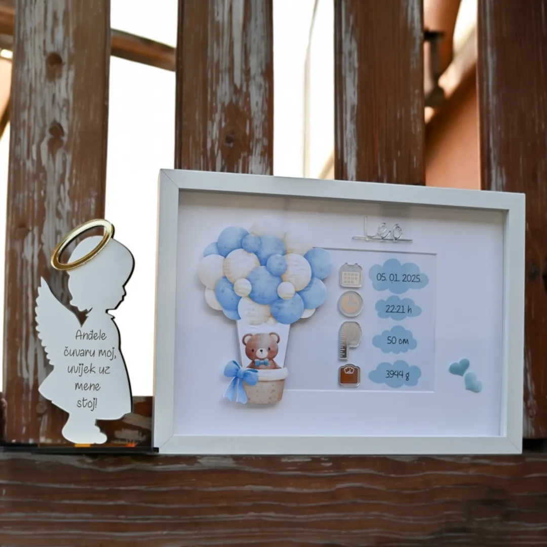 Poklon paket za rođenje “Anđeo čuvar” - cover