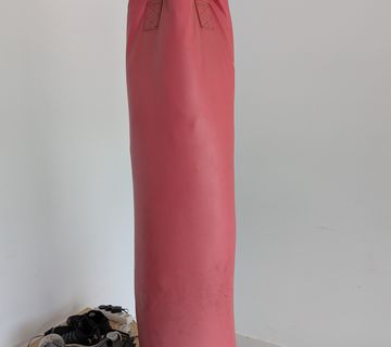 Vreća za boks visine 150 cm, dva para rukavica i bandaža - cover