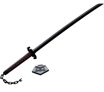 Bleach Ichigo Kurosaki Tensa Zangetsu Sword replika 121cm - cover