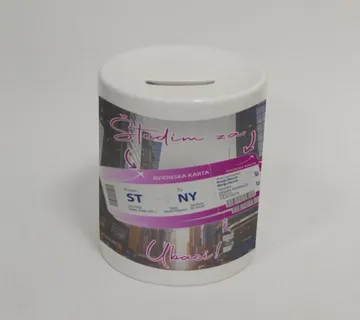 Personalizirana kasica – štedim za putovanje - cover