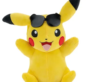 Pokemon Pikachu w/ Sunglasses plišana igračka 20cm - cover