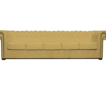 Chesterfield Garnitura Class Leather | 5-sjedišta | Ivory - cover
