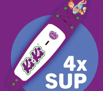 Nova SUP daska, Kiki logo, s pumpom, veslom i torbom; ZG (Jarun) - cover