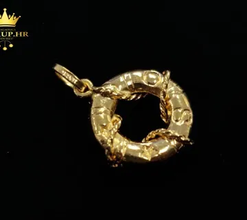 ZLATNI PRIVJESAK KOLUT ZA SPAŠAVANJE 1,89G (18K) / R1, RATE ! - cover