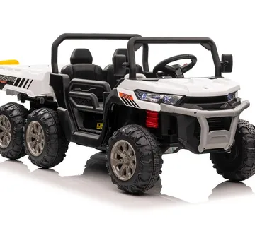 Auto na akumulator XMX623B 24V - dvosjed - bijeli - cover