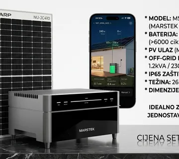 Solarni Set Za Vikendicu (2kWh Baterija + Flexi Panel)  - cover