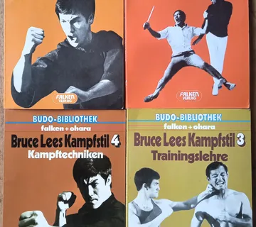 BRUCE LEE 1/4 KUNG FU KARATE Knjige na njemačkom jeziku ILUSTRIRANE - cover