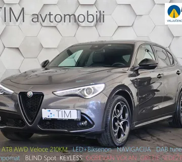 Alfa Romeo Stelvio Veloce 2.2Multijet Q4 AT8 Adapt.BIKSENON KAMERA - cover
