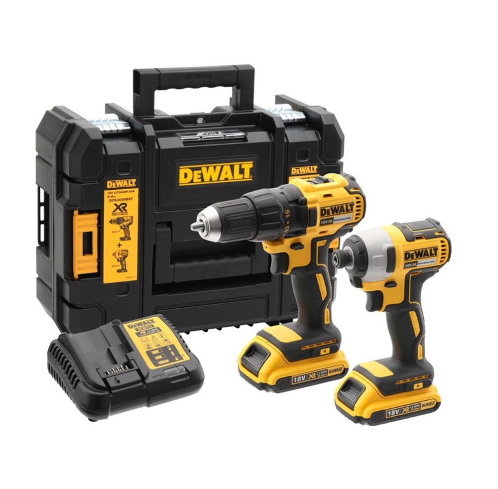 DeWalt-set-aku-alata-DCK2059D2T-18V-2×20Ah-DCD777-DCF787