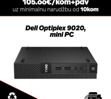 10x Dell Optiplex 9020, Mini PC /Intel Core i7-4785t-/8GB DDR3/256GB SSD/ac adapter - cover