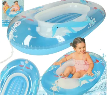 Bestway dječji čamac na napuhavanje 34037 – plavi dupini - cover