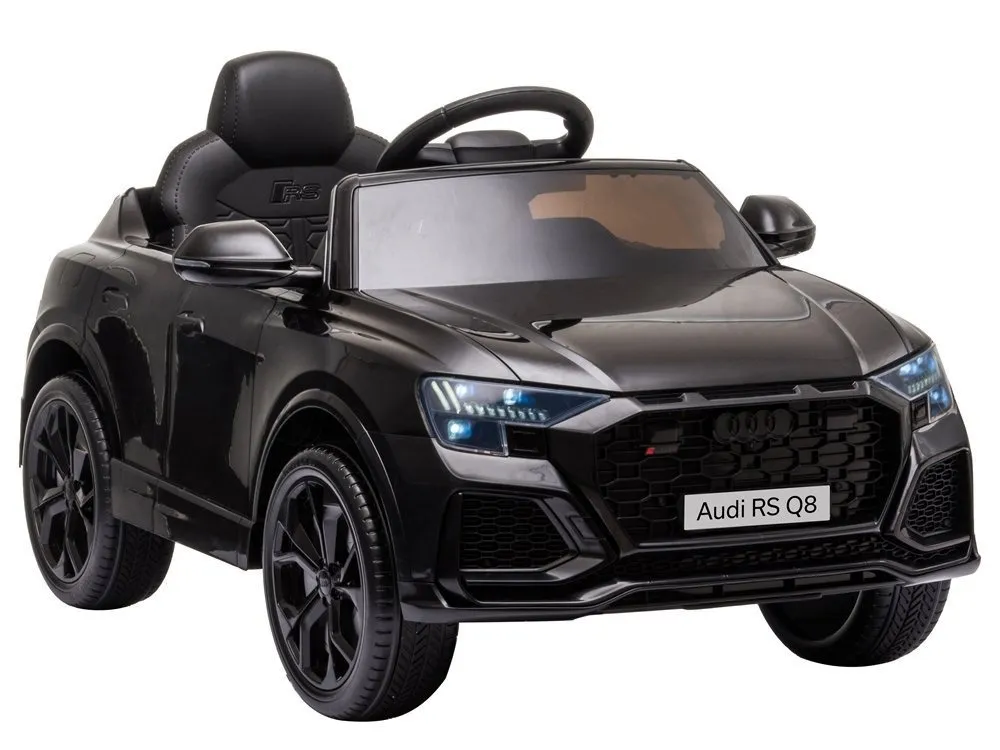 Licencirani auto na akumulator Audi RS Q8 - crni - cover
