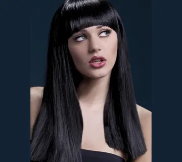 Deluxe perika Alexia crna - cover