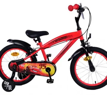 Dječji bicikl Volare Disney Cars 16" crveni s dvije ručne kočnice - cover