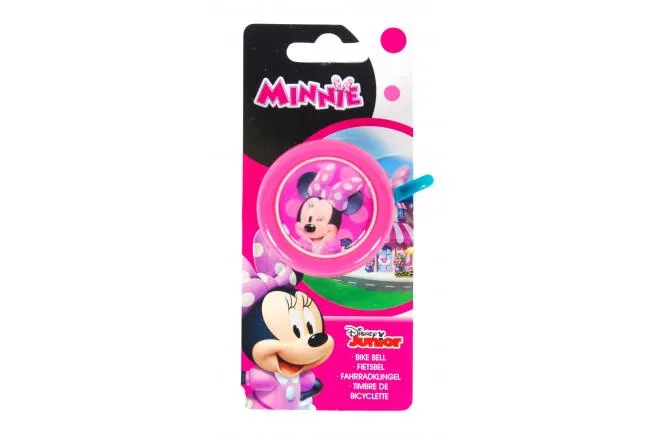 Zvono za dječji bicikl Disney Minnie Bow-Tique roza - cover