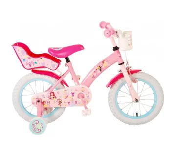 Dječji bicikl Disney Princess 14" rozo srce - cover