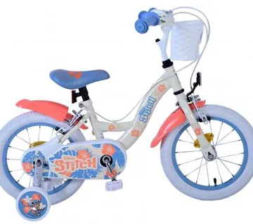 Volare dječji bicikl Stitch 14" koraljno plava - cover
